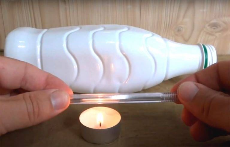Вечный фонарик из пластиковой бутылки: два варианта из подручных материалов