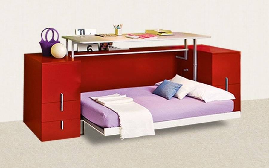 Кровать шкаф рабочий стол. трансформируемая мебель (35 фото)