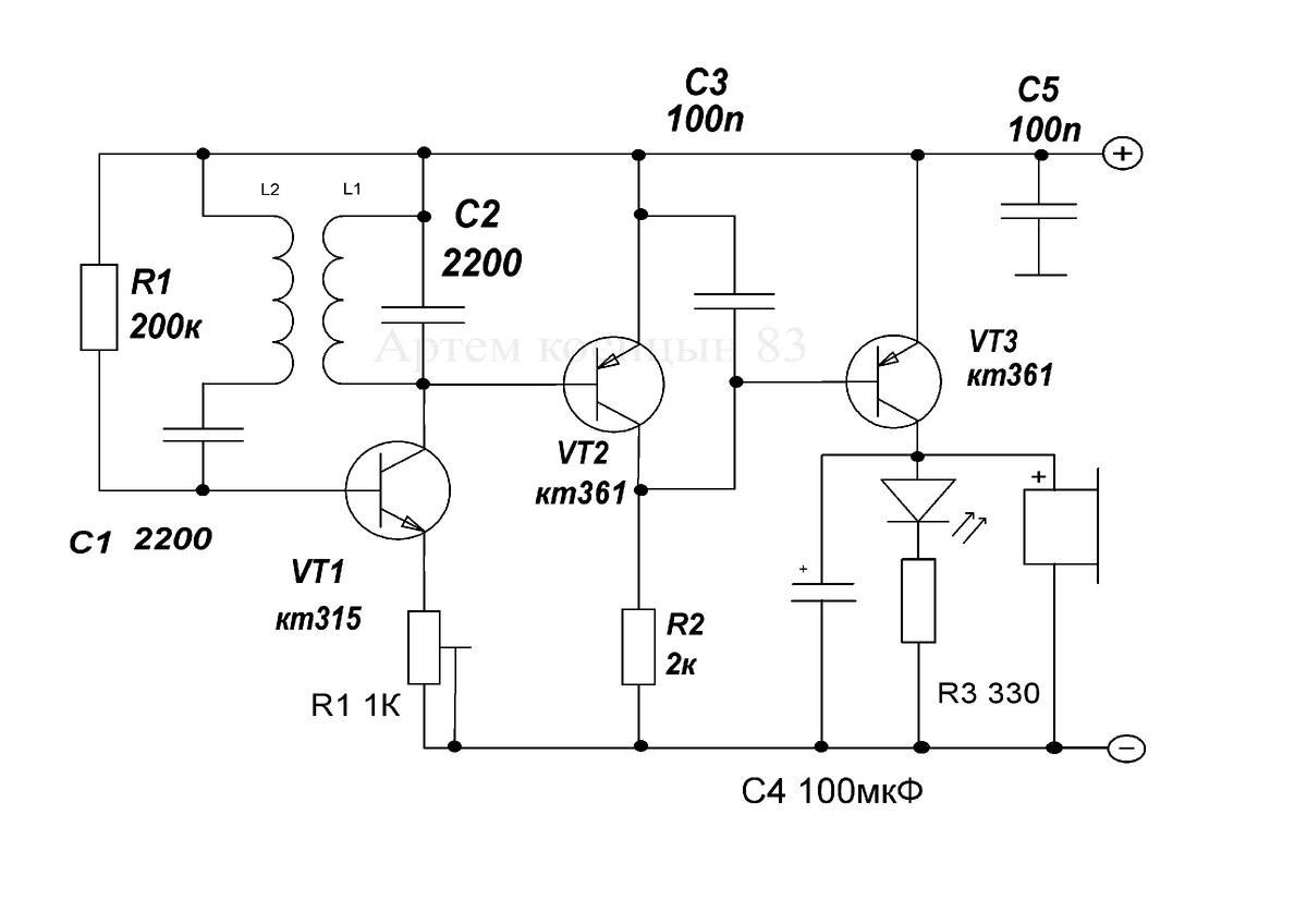 Металлоискатель пират: электрические схемы и печатные платы