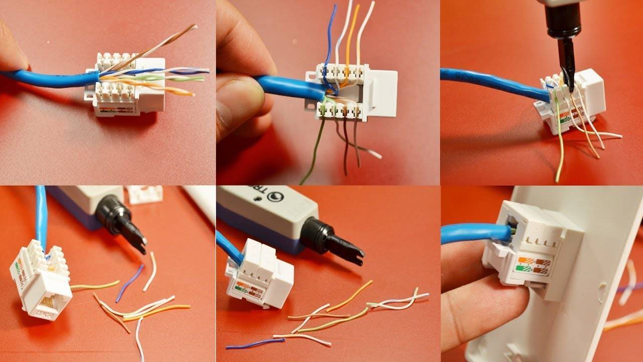 Подключение интернет кабеля к розетке rj-45 legrand — распиновка для кабеля из 4 или 8 проводов