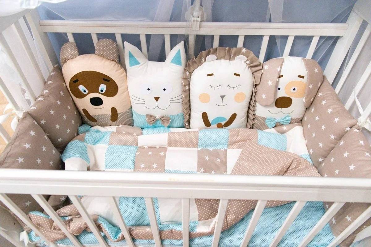 Бортики в кроватку для новорожденных: 75+ избранных идей для безопасного и комфортного отдыха малыша