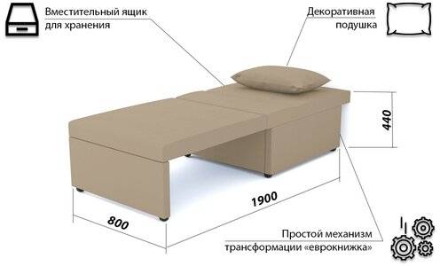 Кресло-кровать детское спальное: для ребенка от 3 лет, раскладные с ортопедическим матрасом для детей от 5 лет