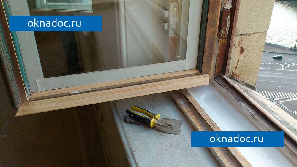 Как отремонтировать старые деревянные окна