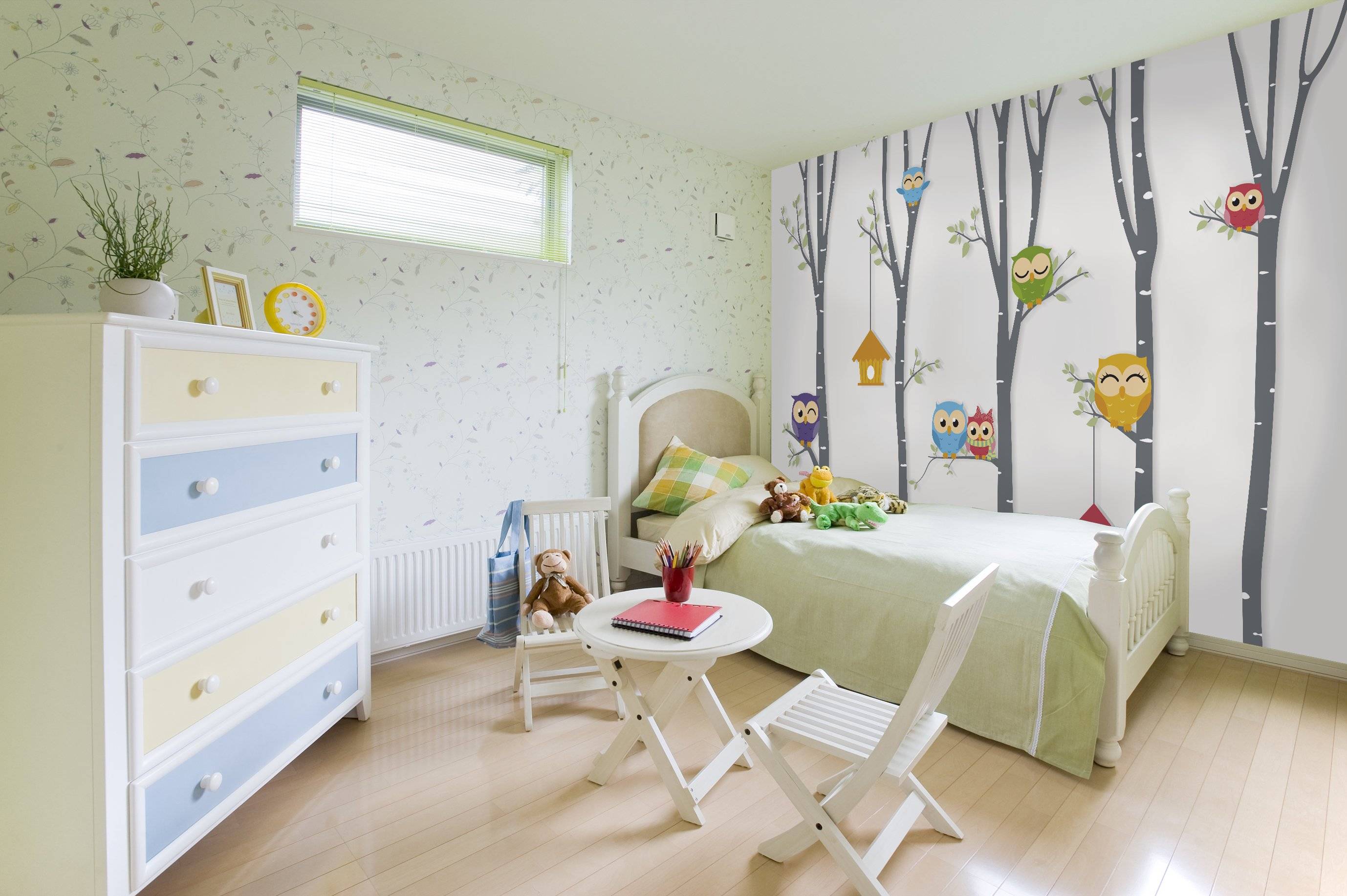 Обои комбинированные для детской комнаты: скомпоновать цвета, идеи декорирования, для мальчика