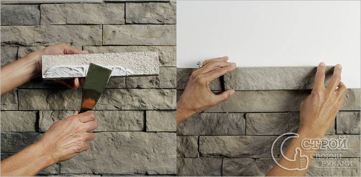 Гипсовая плитка под кирпич для внутренней отделки: как положить декоративную плитку на стену, чем лучше приклеить кирпичики и какой монтаж камня наиболее быстрый
