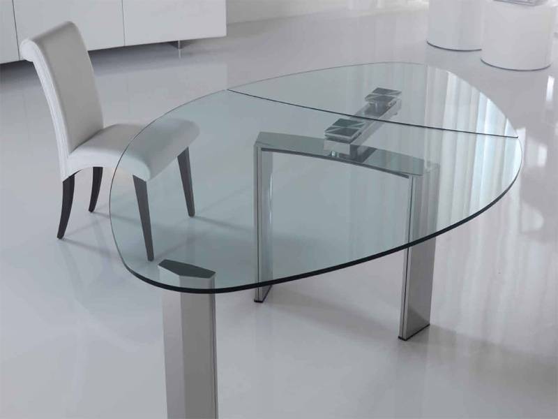 Овальные стеклянные столы для кухни, чем хорош раскладной кухонный стол?