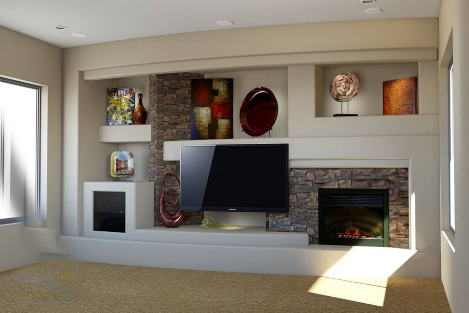 Телевизор на стене: 70+ фото в интерьере, дизайнерские идеи оформления