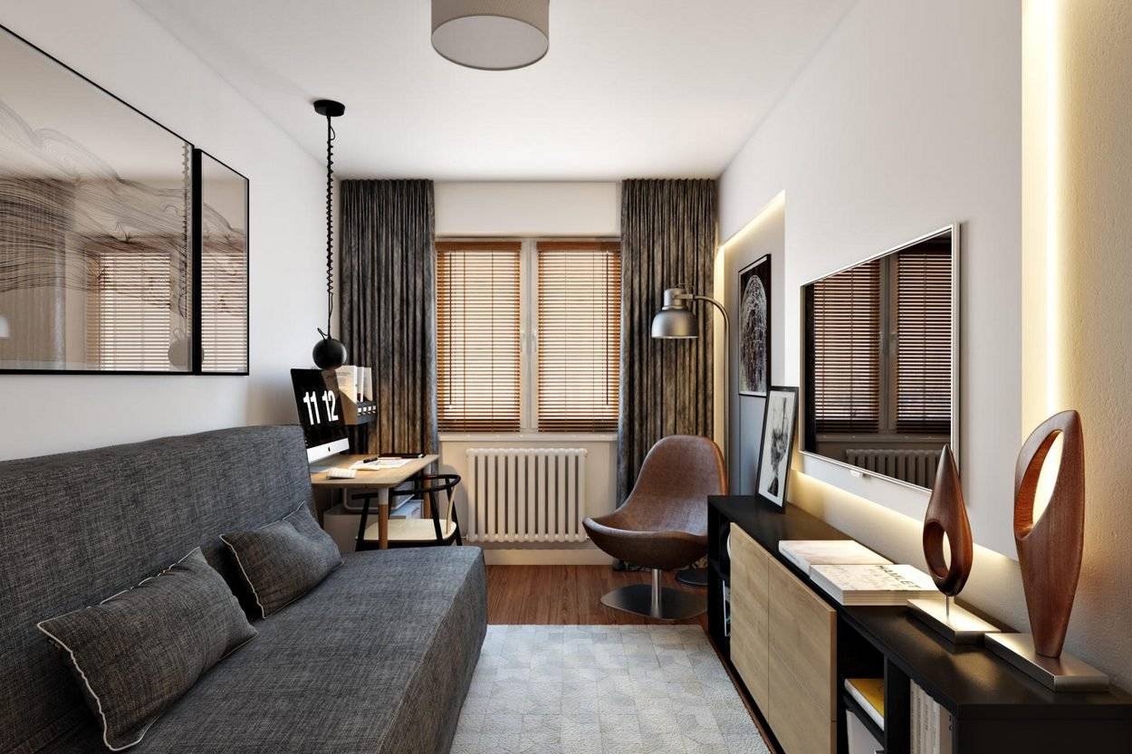 Дизайн двухкомнатной квартиры: 115 фото идей модных тенденций планировки интерьера
