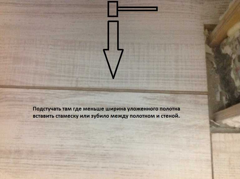 Почему расходится ламинат по швам