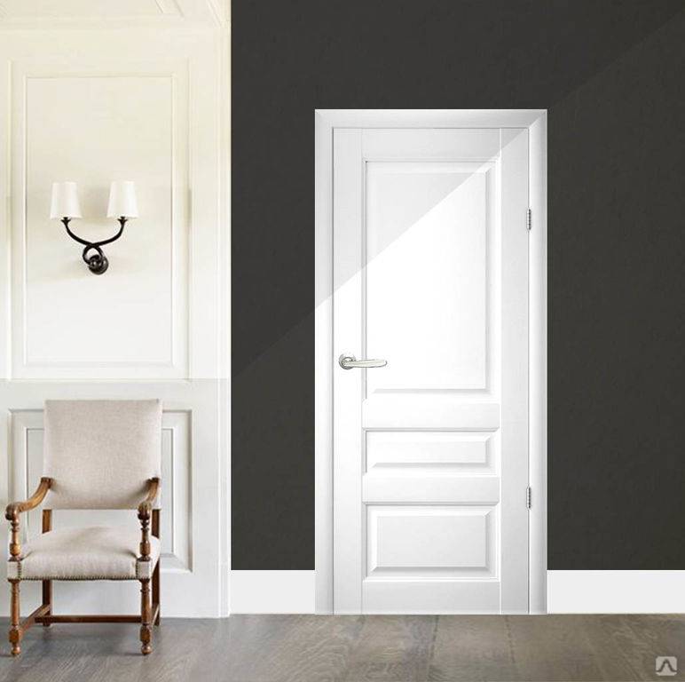 Белые двери — воздушное украшение интерьера