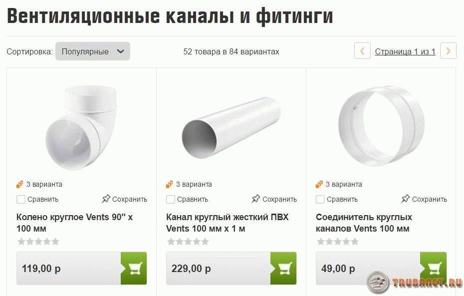 Воздуховоды пластиковые 🔄 для вентиляции и трубы: виды и размеры коробов и вентканалов