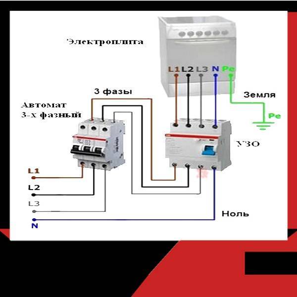 Подключение розетки 380 вольт схема 4 контакта