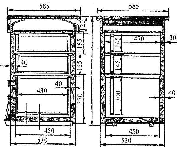 Схема строительства улья