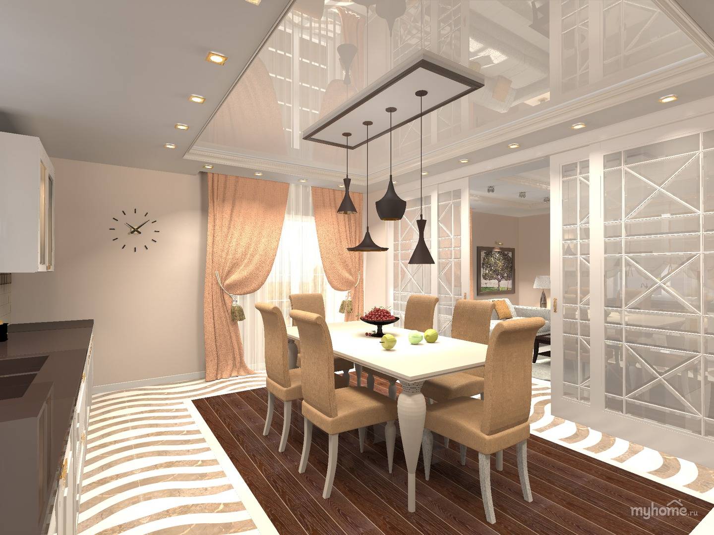 Дизайн трехкомнатной квартиры: идеи-2023, проекты, стили, планировка, дизайн кухни, коридора, кухни, ванной, цвет и мебель, полезные советы, фото