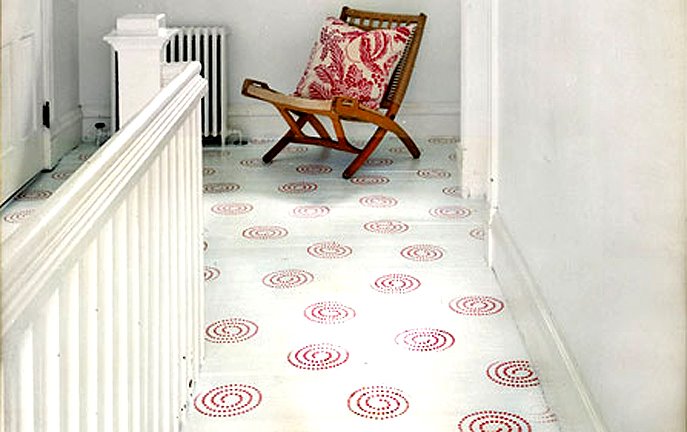 Пол из бумажных обоев. Декупаж на полу. Ситцевые полы. Разрисованный пол. Ситцевый пол.