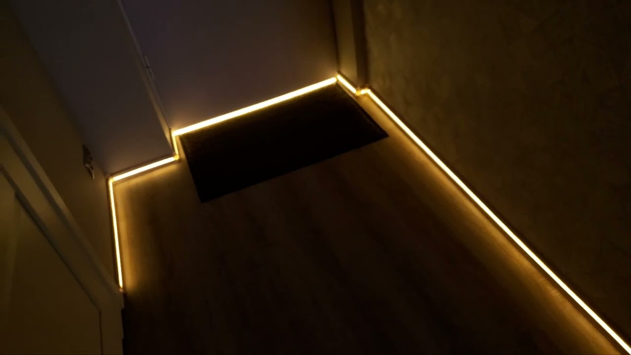 Потолочный плинтус с подсветкой: как сделать самому