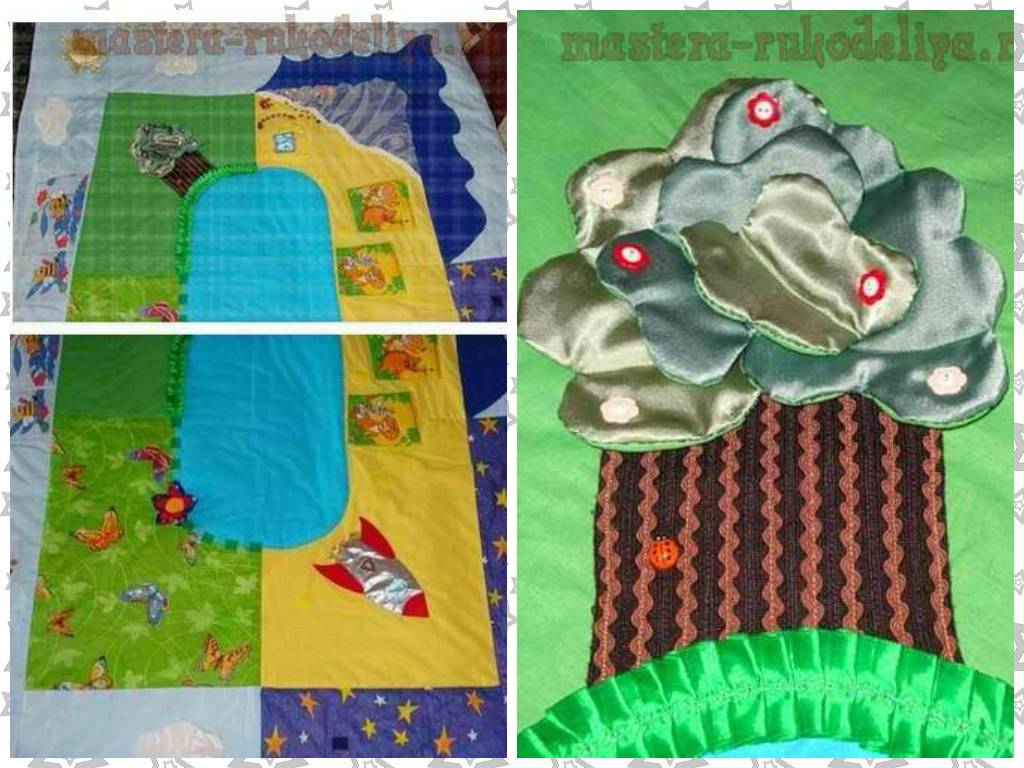 Развивающий коврик для детей: как выбрать или сделать