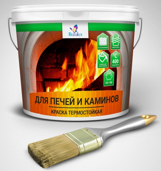 Термостойкий лак для печей и каминов